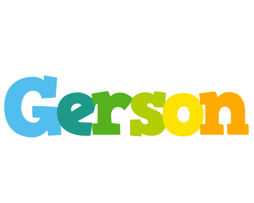 Gerson rainbows logo