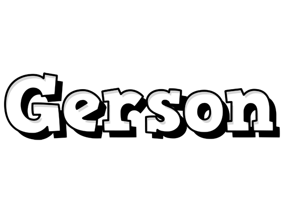 Gerson snowing logo