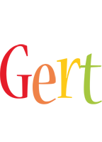 Gert birthday logo