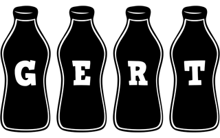 Gert bottle logo