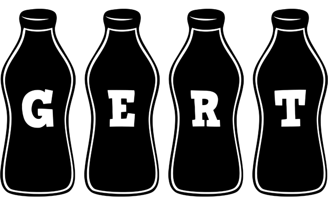 Gert bottle logo
