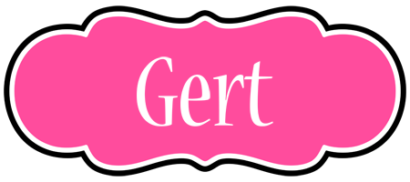 Gert invitation logo