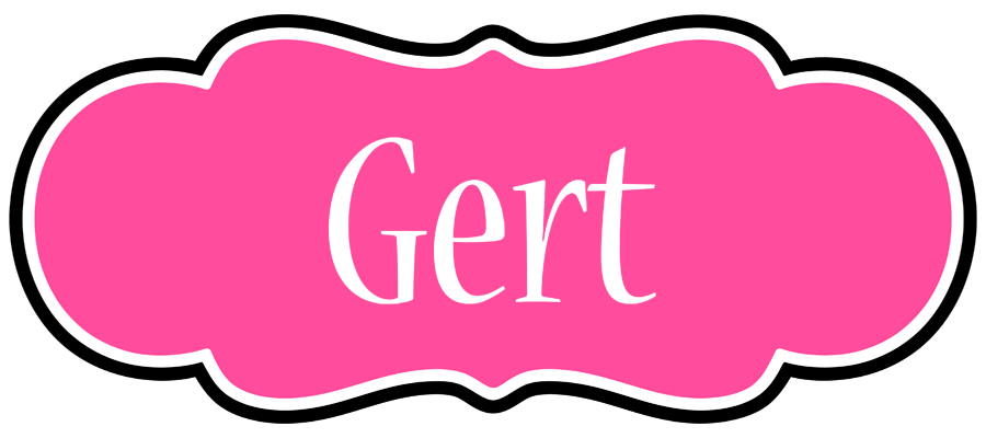 Gert invitation logo