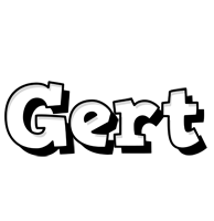 Gert snowing logo