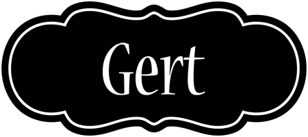 Gert welcome logo