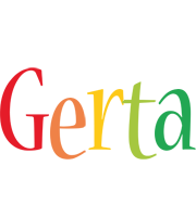 Gerta birthday logo