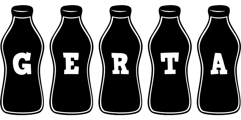 Gerta bottle logo