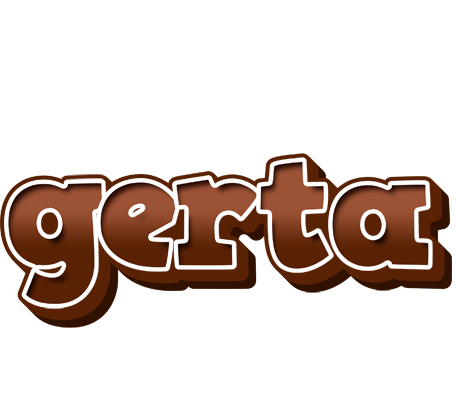 Gerta brownie logo