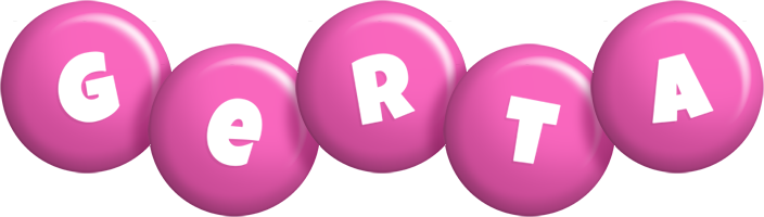 Gerta candy-pink logo