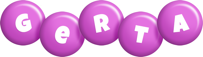 Gerta candy-purple logo