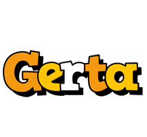 Gerta cartoon logo