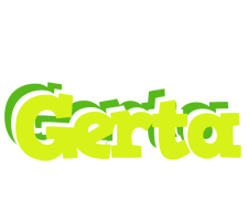 Gerta citrus logo