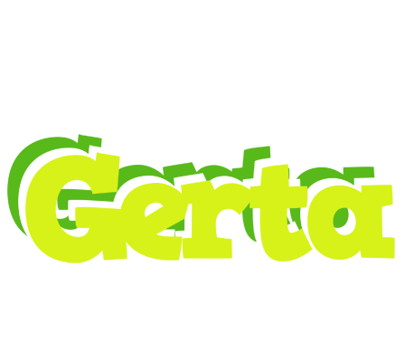 Gerta citrus logo