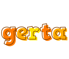 Gerta desert logo
