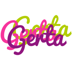 Gerta flowers logo