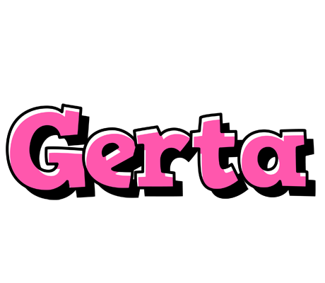 Gerta girlish logo