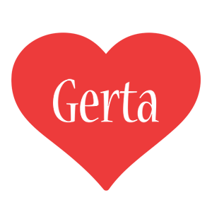 Gerta love logo