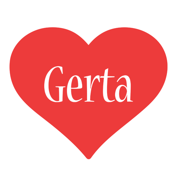 Gerta love logo