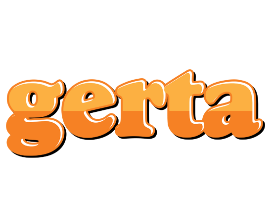 Gerta orange logo