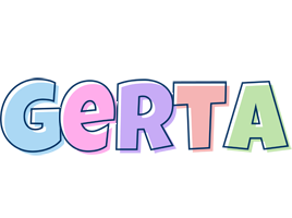 Gerta pastel logo