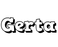 Gerta snowing logo