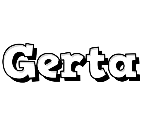 Gerta snowing logo