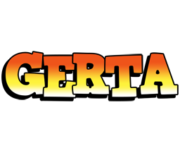 Gerta sunset logo