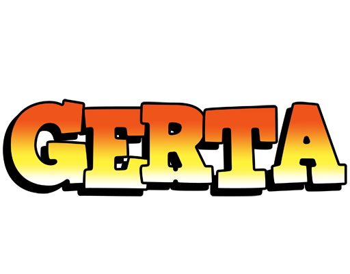 Gerta sunset logo