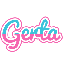 Gerta woman logo