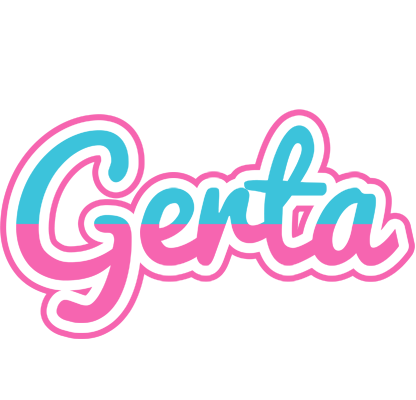 Gerta woman logo