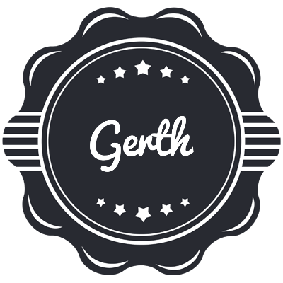 Gerth badge logo