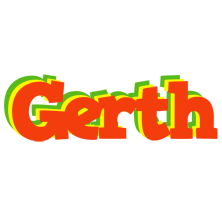 Gerth bbq logo