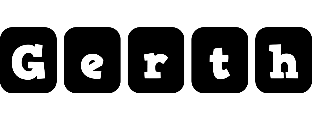 Gerth box logo