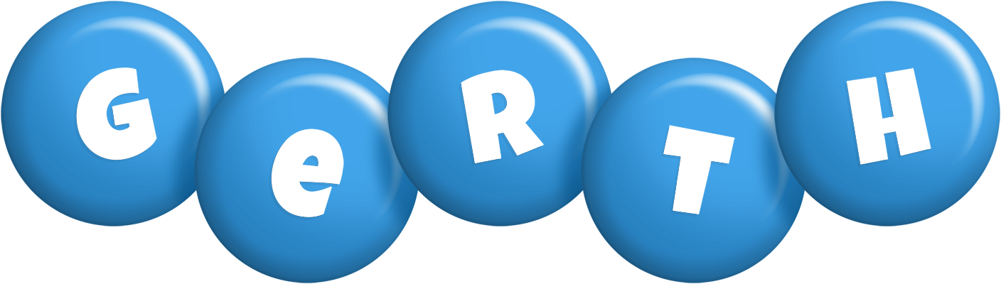 Gerth candy-blue logo