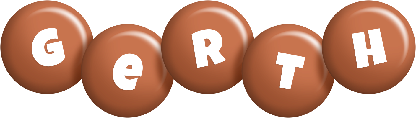 Gerth candy-brown logo