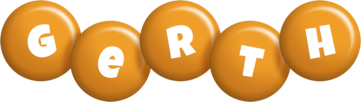 Gerth candy-orange logo
