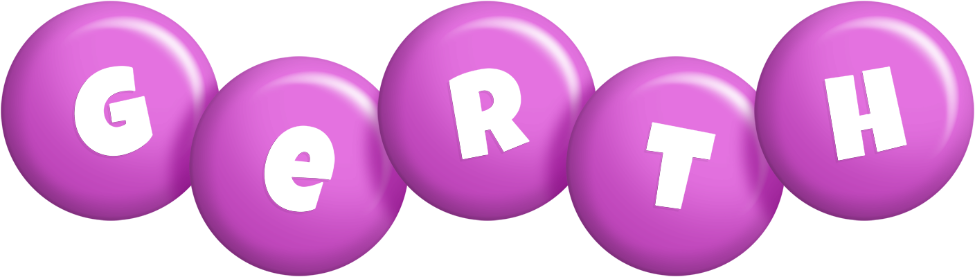 Gerth candy-purple logo