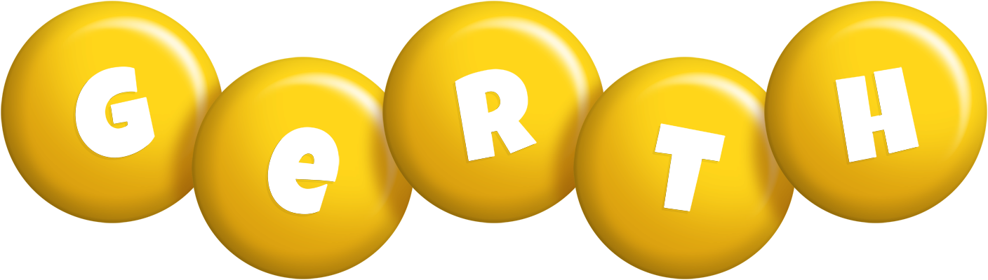 Gerth candy-yellow logo