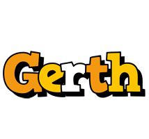 Gerth cartoon logo