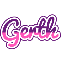 Gerth cheerful logo