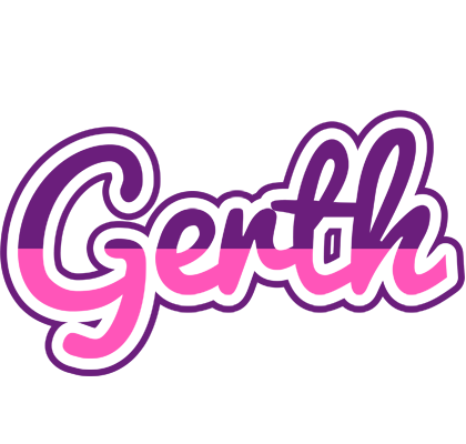 Gerth cheerful logo