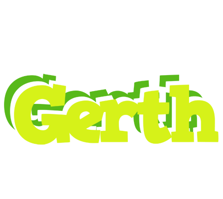 Gerth citrus logo