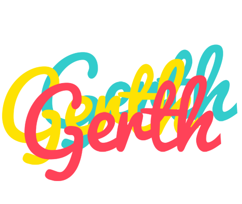 Gerth disco logo