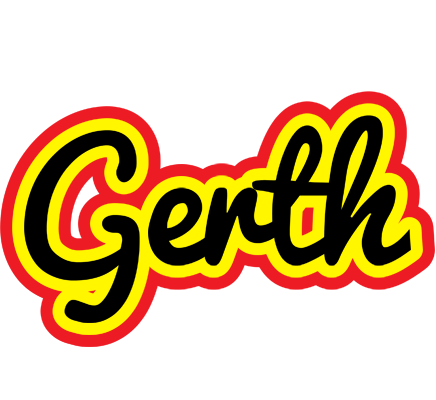 Gerth flaming logo