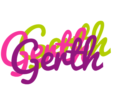 Gerth flowers logo