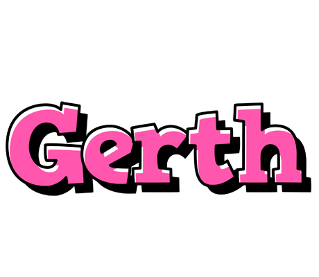 Gerth girlish logo