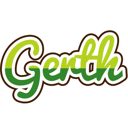 Gerth golfing logo