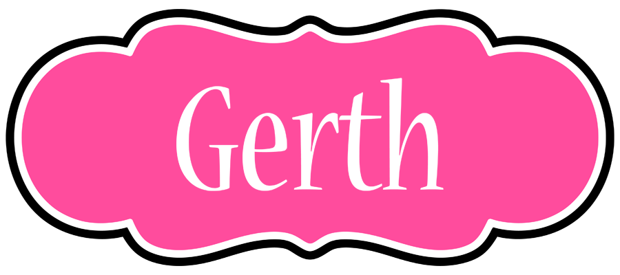 Gerth invitation logo