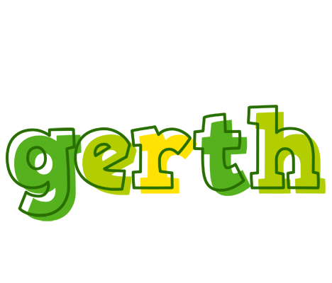 Gerth juice logo