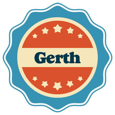 Gerth labels logo